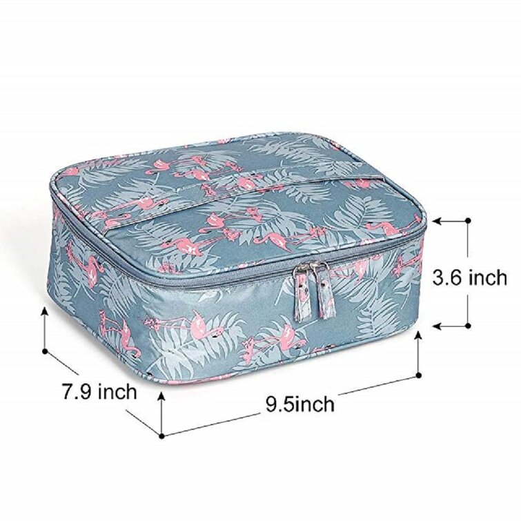 Makeup organizer discount bag with compartments